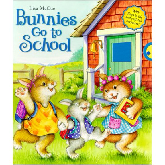 Pre-Owned Sliding Tabs & Flap Book Bunnies Go to School (Sliding Tabs 'N' Flap Book), 9781575849232, 1575849232, Paperback, Ltf edition