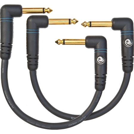 D Addario Right-Angle Gold-Plated 1/4 -1/4  Patch Cables/2 Pack 6 in. price history on PriceWatchPro
