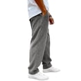 thumbnail image 6 of LWavelet Men's Relaxed Fit Corduroy Wide Leg Pants Elastic Drawstring Waist with Side Pockets for Casual Daily Vacation Wear Gray M, 6 of 6