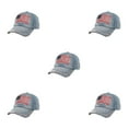 thumbnail image 1 of kurtrusly Sun Protection Cap With Adjustable Strap For Baseball Lovers Baseball Cap Polyester Hat Multi-colors Fashionable Denim 2 5Set, 1 of 6