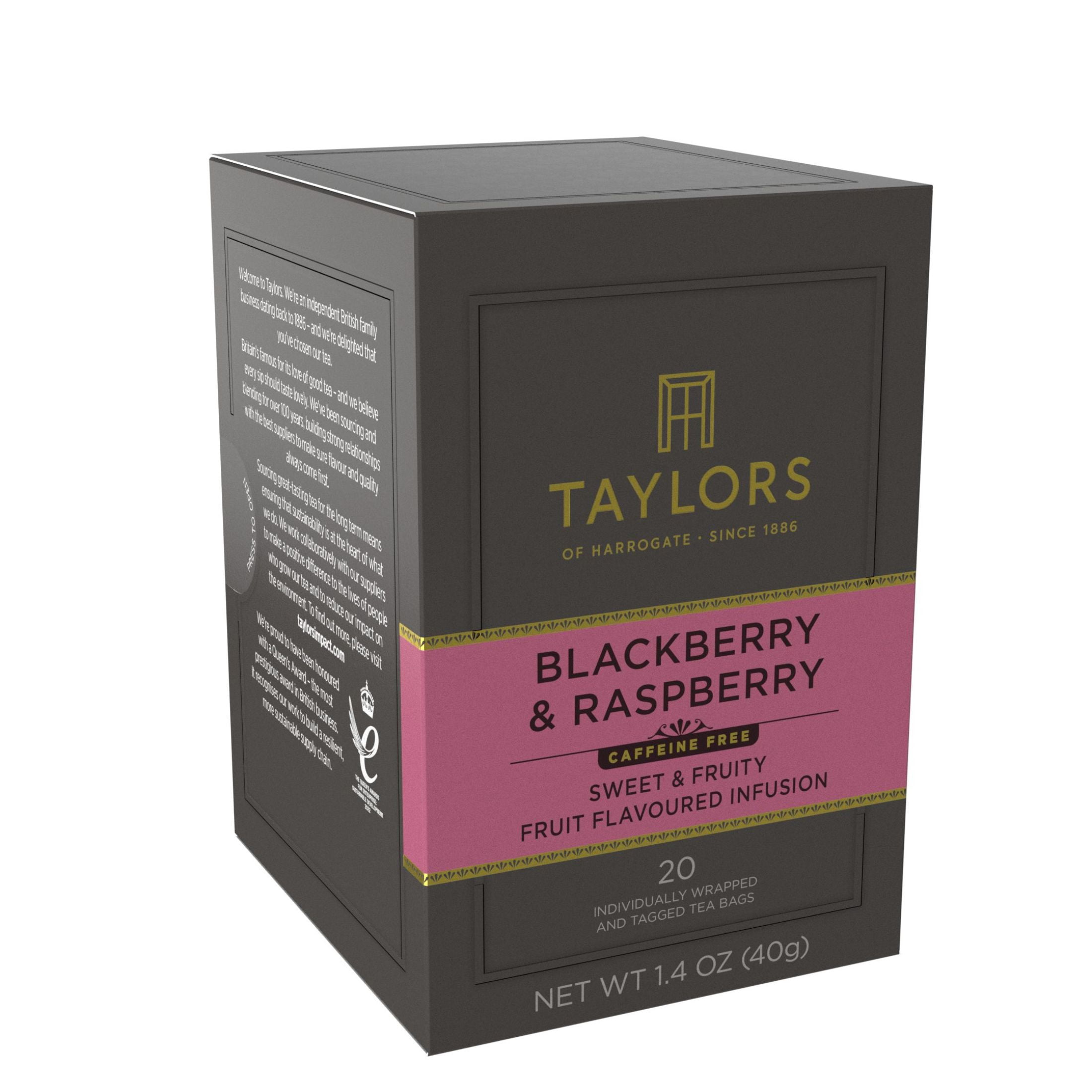 Taylors of Harrogate Blackberry & Raspberry, Herbal Tea