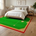 thumbnail image 3 of ODIKA Field Large Layout Scoreboard Border Varsity Icons Soccer Plate for Queen Size Bedroom, Under Bed, Master Suite, Foldable Easy Care, 3 of 7