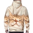 thumbnail image 7 of Sikiie Sleeping Cat In Blanket Men's Hoodie, Essentials Hoodie, Sweatshirt, Pullover Hooded Sweatshirt for Men-4X-Large, 7 of 7