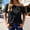 Black, variant on Graphic Tennis Tees for Women Casual Wear T Shirt for Everyday Comfort Breathable Solid Top with Relaxed Fit Ideal for Spring Summer Autumn Blue L