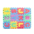 thumbnail image 2 of SPRING PARK 36Pcs Dollhouse Floor Foam Mat Mini Play Mat Number Letter Puzzle Miniature Kit, 2 of 3