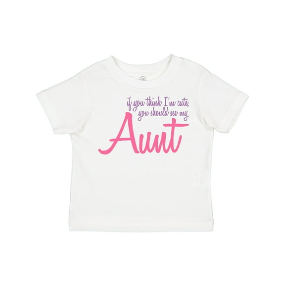 Inktastic Cute Aunt Boys or Girls Toddler T-Shirt