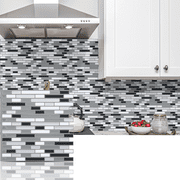 Art3d Peel and Stick Backsplah Tile Self Adhesive Mosaic for Kitchen(12"x12" 6 Tiles)