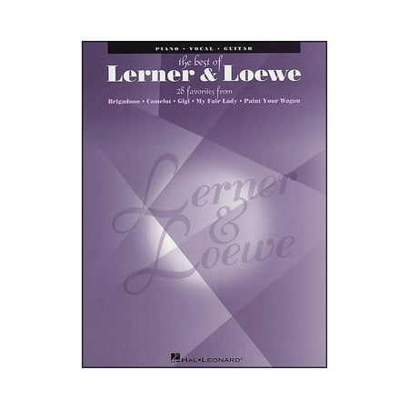 Hal Leonard Best Of Lerner & Loewe arranged for piano, vocal, and guitar