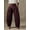 Red Plum, variant on Women's High Waist Pleated Barrel Leg Pants with Pockets for Office Work Daily Wear