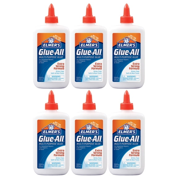 Elmer's Glue-All Multi-Purpose Liquid Glue, 7-5/8 oz (6 Count)
