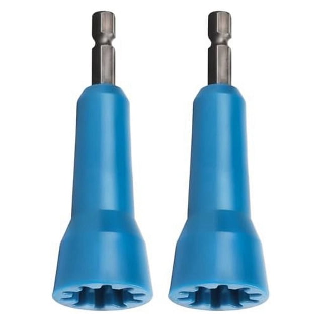 Torcedora de alambre, herramienta para torcer alambre, torcedora, conector de alambre giratorio con portabrocas de 1/4 de pulgada, paquete de 2, (azul)