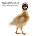 Walbest Chicken Helmet Safety Hens Bird Hard Hat Parrot Headwear Mini