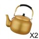 thumbnail image 1 of 2x Estufa de Gas dorada, , con ergonómico, cafetera capacidad, hervidor de agua multifunción portátil para, 1 of 9