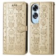 thumbnail image 1 of Funda Cartera FOXDOCK para OPPO A60 4G , Flip PU con Relieve de Gatos y Perros, Tarjetero y Soporte, 1 of 6