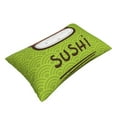 thumbnail image 3 of Fotbe Fresh Sushi Pillow Cases - Envelope Closure - Luxury, Extra Soft, Cooling Pillow Covers - Wrinkle, Fade, Stain Resistant-14"x20", 3 of 9