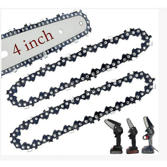 4-Inch Mini Chainsaw Chain Set, 2 Pack