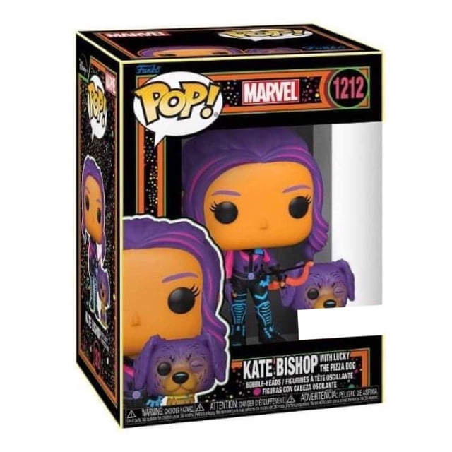 Figura de vinilo Funko Pop! Marvel Black Light MCU Kate Bishop