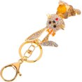 thumbnail image 3 of SURJDE 2pcs Bunny Keychain Key Rings for Car Keys Purse Key Chain for Wallet Baby Pendant Rhinestones, 3 of 7