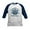 Navy/White, variant on CafePress - Argentina Football Baseball Jersey - Kids Cotton Baseball Jersey, 3/4 Sleeve Shirt