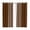 SaddleBrown, variant on Burnt Orange White Stripe Kitchen Curtains Small Short 39 Inch Length, Modern Rustic Vertical Striped Grommet Bedroom Living Room Curtains, Light Filtering Cafe Curtain Drapes 2 Panels Set 55''x39''