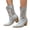 Light Blue, variant on Juosiy Womens Cowboy Boots Embroidered Western Cowgirl Mid Calf Boots with Block Heel