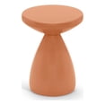 thumbnail image 1 of Meridian Furniture Anika Salmon Iron Side Table, 1 of 8