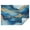 Blue White Gold, variant on Blue White Gold Marble Pattern Rectangle Tablecloth 60"x84",Waterproof Polyester Rectangle Table Cloth, Wipeable Spillproof Polyester Tablecloth for Dining, Camping, Indoor and Outdoor