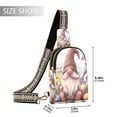 thumbnail image 2 of Eggs Flowers Gnome Crossbody Bags Backpack Chest Bag Shoulder Bag Waist Bag for Outdoor Travel Hiking Fitness Cycling, 2 of 7