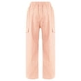 thumbnail image 2 of vastwit Kids Girls Wide Leg Cargo Pants Trousers High Waist Straight Jeans Athletic Joggers Streetwear Pink 12, 2 of 7