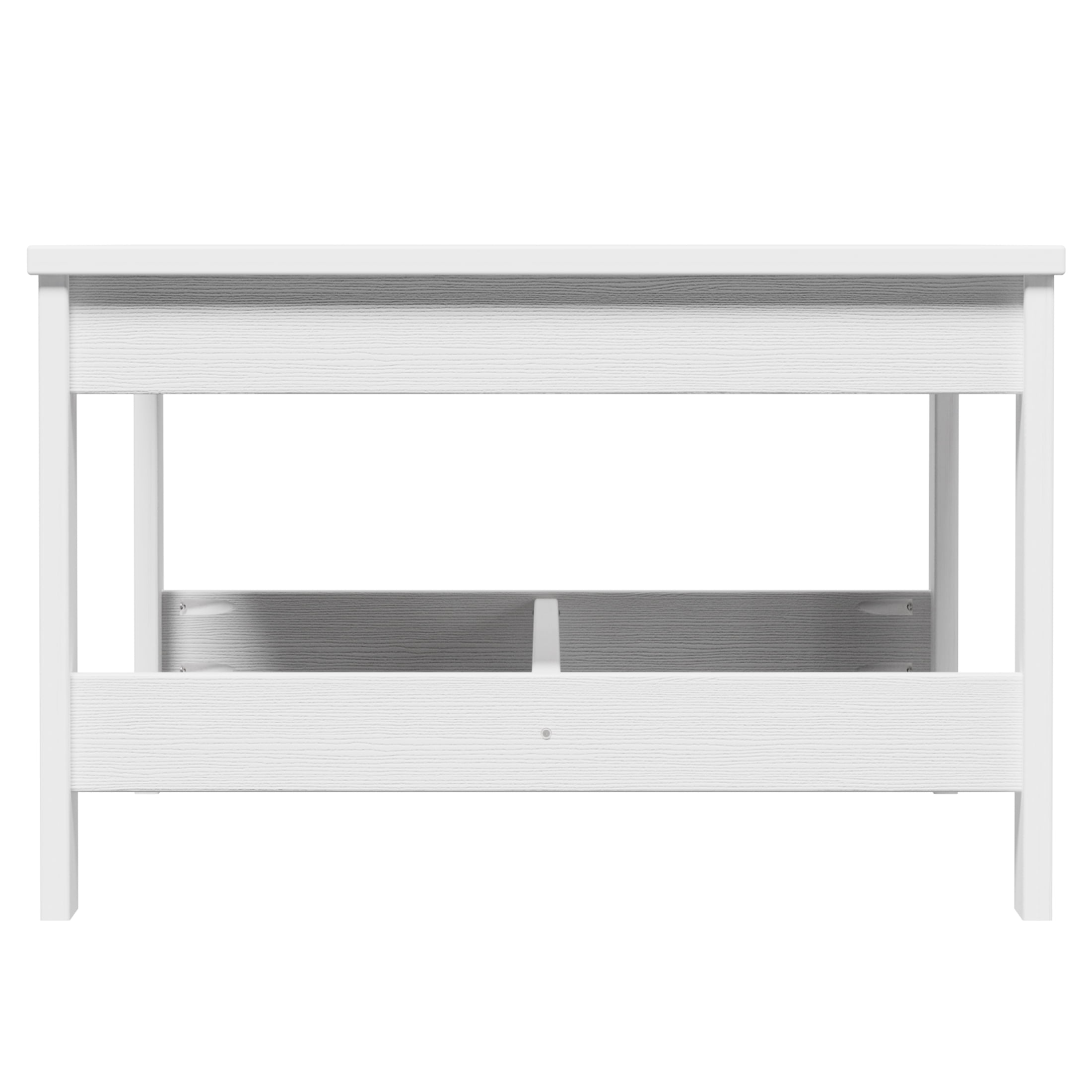 Better Homes & Gardens Ezra Outdoor HDPE Coffee Table, White