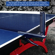 Fosa Ping Pong Net Rack,Portable Clip Type Table Tennis Net Rack Kit Ping Pong Game Playing Accessories, Table Tennis Net