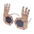 thumbnail image 3 of Gafas de fiesta con gesto de OK, decoración para disfraz de cosplay, gafas de sol novedosas, accesorios para fotos (beige), 3 of 7