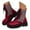 Red, variant on Leozcaa Women's Ankle Booties Lace Up Glitter Combat Boots Round Toe Chunky Low Heel Sparkly Short Booties