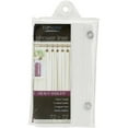 thumbnail image 3 of Bath Bliss 70" x 72" PVC Heavy Grommet Bathroom Shower Liner in Frost Clear, 3 of 3