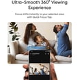 thumbnail image 4 of eufy Security Indoor Camera E30, 4K UHD Security Camera, Pet/Dog/Baby Camera with Phone app, Color Night Vision, Human/Pet Auto Tracking, 360° Coverage, Works with Homekit, White, 4 of 4