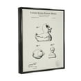 thumbnail image 3 of Stupell Industries Vintage Duck Toy Patent Graphic Art Jet Black Floating Framed Canvas Print Wall Art, Design by Karl Hronek, 3 of 6