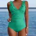 thumbnail image 2 of Duoif Women's Slimming and Shielding Two Swimsuit for Women with Straps Womens Swimsuits Tummy Control Swimsuits for Women Mint Green M, 2 of 5