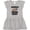 AC-Heather Grey, variant on Inktastic Mommys Skiing Buddy for Kids Girls Toddler Dress