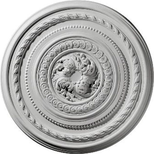 Ekena Millwork CM26PE 26.25 in. OD Architectural Pearl Ceiling Medallion