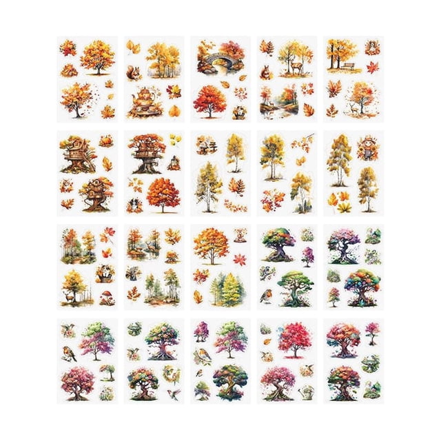 Large Sticker Book Vintage Ephemera Collection for Journaling Scrapbooking & DIY Crafting Aesthetic Stickers with Assorted Designs