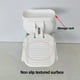 thumbnail image 4 of Moyic Reposapiés de ducha reposapiés potente ventosa baño reposapiés Pedal estante ventosa portátil Juegos de accesorios de baño, 4 of 6