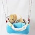 thumbnail image 2 of Sofá de de hamaca de para , hámster, conejillo de , cama colgante cálida, jaula de juguete Salvador Hamster de mascotas Casa Hamaca, 2 of 10