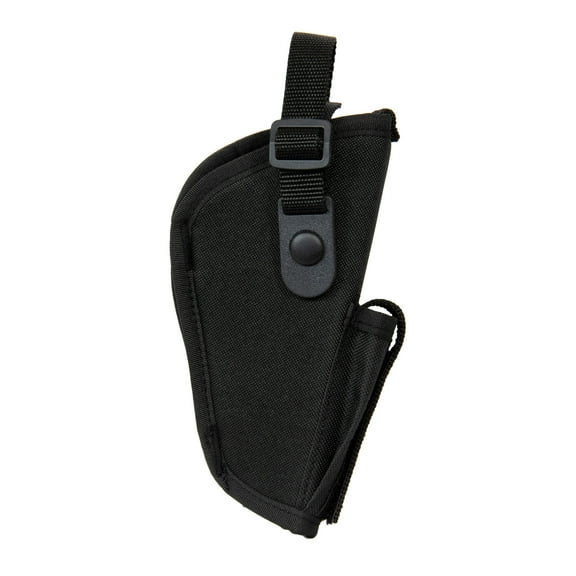 Strategy Brand Large Frame Polyester Pistol Holster. Fits up to 4 - 5 in Barrel with Magazine Pouch, Right Hand