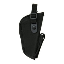 Strategy Brand Large Frame Polyester Pistol Holster. Fits up to 4 - 5 in Barrel with Magazine Pouch, Right Hand