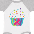thumbnail image 4 of Inktastic 2nd Birthday Cupcake Boys or Girls Baby Bodysuit, 4 of 5