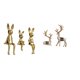 thumbnail image 1 of Conjunto De Figuras Familiares De Conejos Y Renos, Estatuas De Animales, Centro De Mesa, Escultura Decorativa Para Armario, Estantería, Decoración De Sala De Estar, 1 of 8