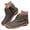 Grey, variant on Dakaela Women's Ankle Walking Boots Casual Work Flats Slip on Running Shoes Tennis Sneakers Grey 9
