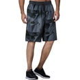 thumbnail image 2 of ibiyuan Athletic Work Short Pants Men Shorts Chino Cotton Shorts Y2k Elastic Waist Sweat Shorts Men Drawstring Straight-Leg Mens Basketball Shorts Beach Vacation Shorts with Pockets, 2 of 4