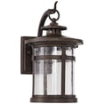 thumbnail image 2 of Franklin Iron Works Callaway Modern Industrial Outdoor Wall Light Fixture Bronze LED 11 1/2" Seedy Glass for Post Exterior Barn Deck House Porch Yard, 2 of 7