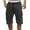 Gray, variant on Annhoo Mens Cargo Shorts Casual Drawstring Pleated Solid Color Golf Short Pants with Pockets Soft Clothes